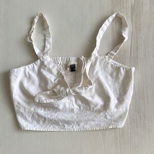 Universal Threads White Ruffled Women's Top